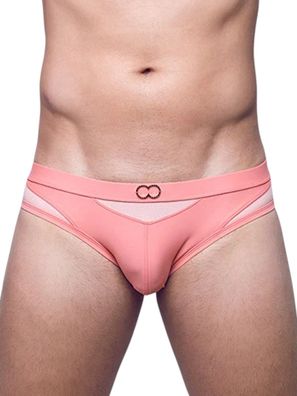 2Eros Swim Brief VB13 BLK Label Coral