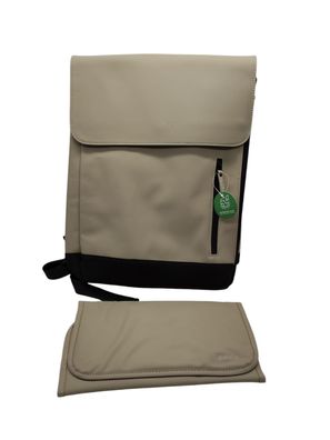 Béaba, Tasche Rucksack wasserdicht 11 Taschen Wickelauflage beige