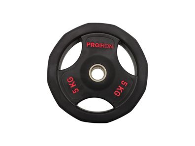 Proiron Hantelscheiben 30mm 5kg, Hantelscheiben Gusseisen 1 St