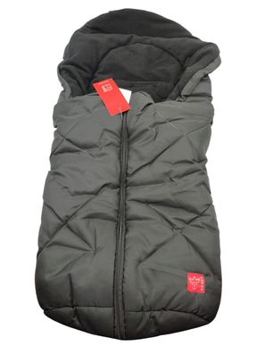 Kaiser 6534725 Kuschelsäckchen Fleece für Schalensitze der Gruppe O schwarz