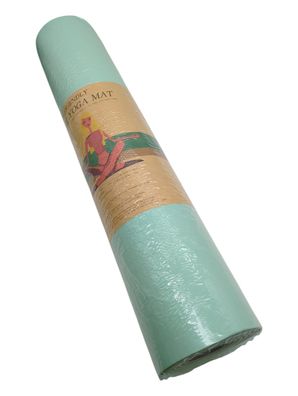 Marjar Yogamatte rutschfest TPE Fitnessmatte 183x61x0.6 cm