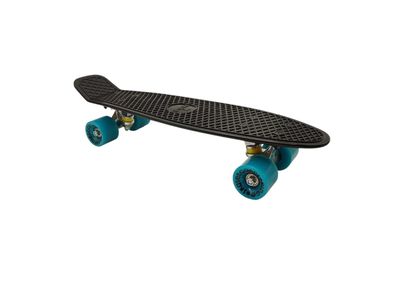 Ridge Skateboard Mini Cruiser schwarz-blau 22 Zoll