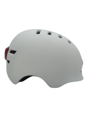 Scootisfaction Smart Helm mit Licht für Skateboarding Fahrrad weiß Größe L