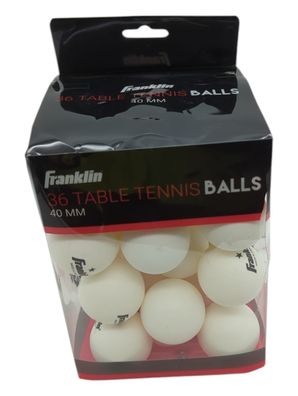 Franklin Sports Tischtennisbälle 40 mm offizielle Größe