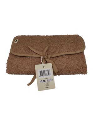 Jollein 096-001-66067 Wickelunterlage Boucle Schleife Biscuit 71x50 cm