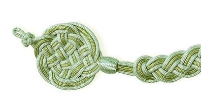 Schießschnur 3-teilig, aus 3mm starker Rundschnur Schützenschnur silber- gold-silber