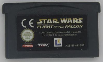 Star Wars Flight of the Falcon THQ Nintendo Game Boy Advance GBA DS