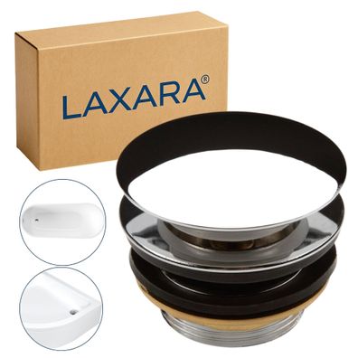 Ablaufgarnitur Badewanne - Duschwanne POP UP Messing Chrom 1 1/2"