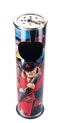 AC/DC XL Standaschenbecher Windaschenbecher Mülleimer Outdoor Stand Ascher ACDC
