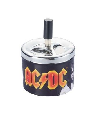 C/DC Metallaschenbecher Push Aschenbecher - Highway to Hell ACDC