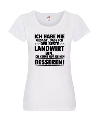 Der Beste Landwirt | Bauer | Landwirtschaft Damen Shirt Weiß