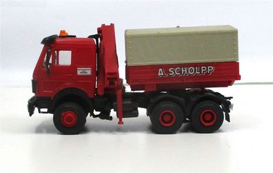 Kibri 1/87 MB Schwertlastzugmaschine Hebekran A. Scholpp o. OVP (88-11)