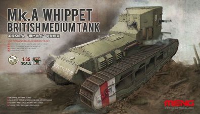 MENG-Model 1:35 TS-021 British Medium Tank Mk.A Whippet