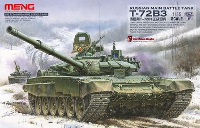 MENG-Model 1:35 TS-028 Russian Main Battle Tank T-72B3 - NEU