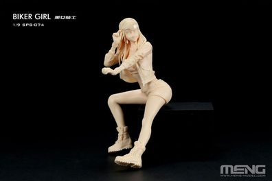 MENG-Model 1:9 SPS-074 Biker Girl (RESIN) - NEU