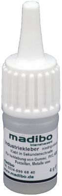 123,75 Euro pro 100g madibo Industriekleber - 4 Gramm - niederviskos