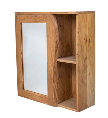 Spiegelschrank 62x70cm 'Wing' Akazie honig massiv