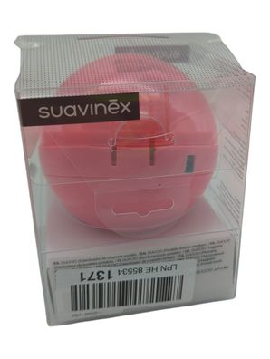 Suavinex DUCCIO tragbarer Schnuller-Sterilisator mit UV-Lampe rot