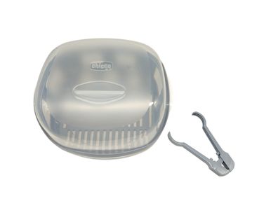 Chicco Mikrowellen-Dampfsterilisator zu bedienen für bis zu 6 Flaschen