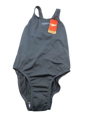 Speedo Damen Eco Endurance+ Medalist Grau Kompressions-Badeanzug 34