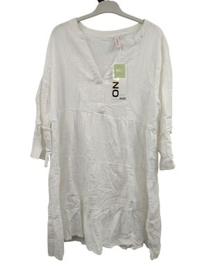 ONLY Damen Tunika Kleid ONLThyra Peplon Dress 3/4-Ärmel Größe L