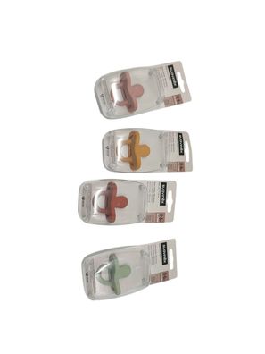 Suavinex 4er-Set Silikonschnuller für Neugeborene, Babys 0/6 Monate alt