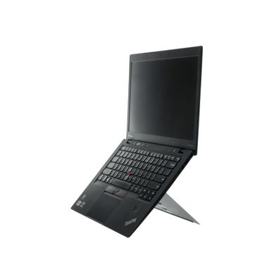 R-Go Tools Rgoriatbl Laptoständer Riser Attachable - verstellbar, Aluminium, schwarz