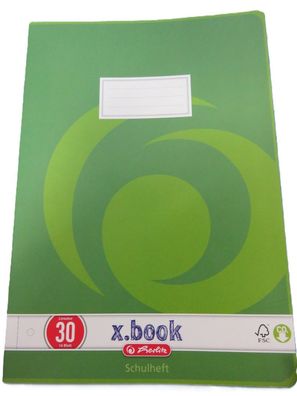 Herlitz Heft DIN A 4 Lin. 30, blanko 16 Blatt, 80 g/m2