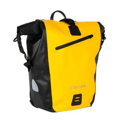Fahrradtasche gelb/schwarz Packtasche 25 L Gepäckträgertasche Wasserdicht Schnellv