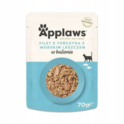 Applaws - Katzennassfutter 70 g Beutel - Thunfisch und Seebrasse &#40;178-004&#41;