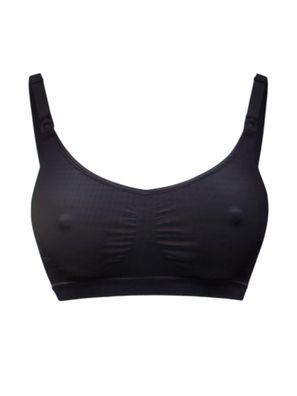 Medela Keep Cool BH Nahtloser Schwangerschafts- und Still-BH schwarz XL