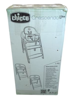 Chicco Crescendo Lite Hochstuhl für Kinder von 6 Monaten bis 110kg 3 Konfigurationen
