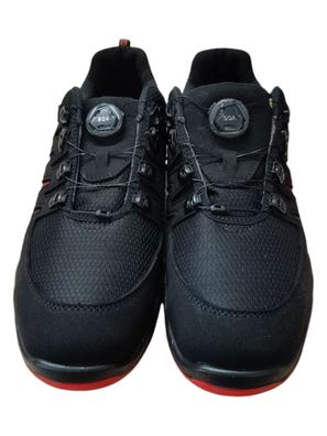 ELTEN Sicherheitsschuhe MADDOX BOA black-red Low ESD S3, Herren, Textil 46