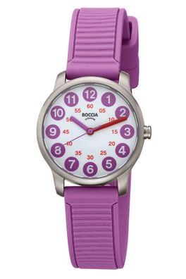 Boccia Kinderuhr Titan Lila 3373-01