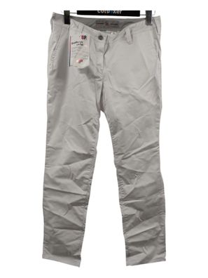 BP Damen Chinos Stretch Mischgewebe Weiß Größe 40