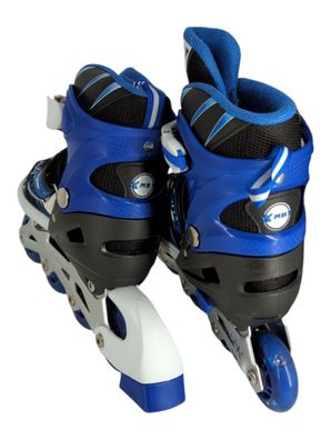Hikole Rollschuhe Kinder Anfänger verstellbare Rollschuhe mit 8 PU-Rädern S31-34