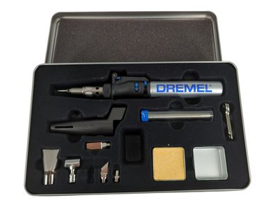 Dremel 2000 Versatip Gaslötkolben Lötstation 6 Düsen