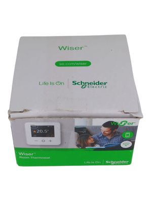 Schneider Electric Wiser Smart Home Raumthermostat Steuerung über Display
