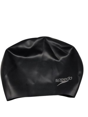 Speedo Damen Long Hair Cap Badekappe, Schwarz, 40/16 EU