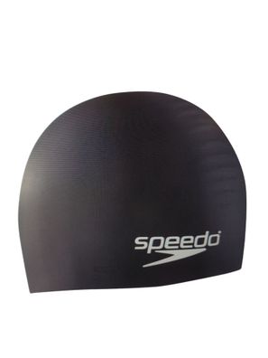 Speedo Silikon-Badekappe, Unisex, schwarz, Einheitsgröße