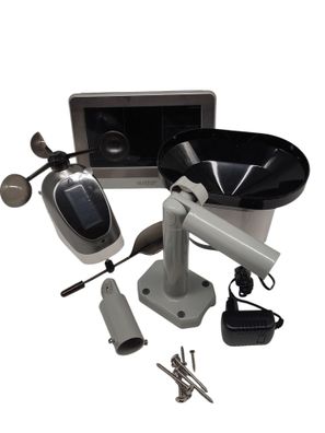 La Crosse Technology Profi-Wetterstation mit WLAN-Anschluss Weiß/Silber