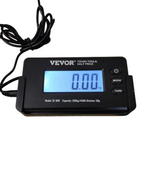 VEVOR Digitale Personenwaage 200 kg 50 g Timer Paketwaage