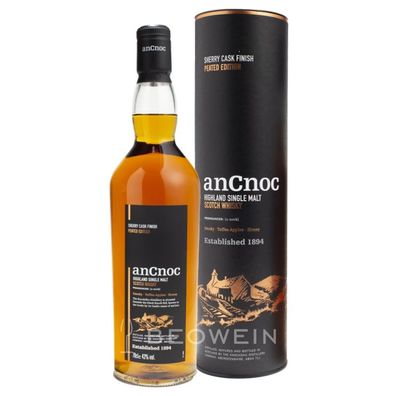 AnCnoc Sherry Cask Peated Edition 0,7 l