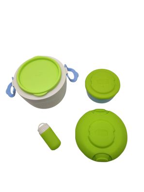 Chicco Easy Meal Thermo Behälter für Kinder Set grün