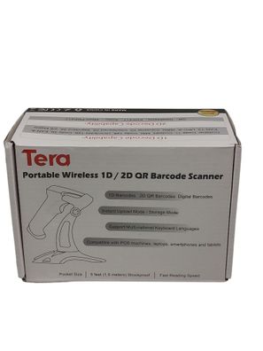 Tera kabelloser 2D-QR-Barcode-Scanner Halterung 3in1 kompatibel 2,4-GHz