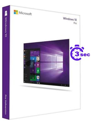 Microsoft Windows 10 Professional - Pro, Original, 32/64-Bit - auch für Upgrade