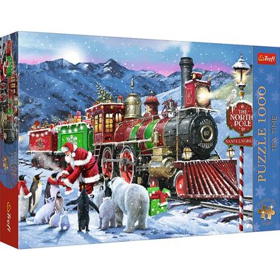 Trefl, Weihnachten Teatime, 1000 Teile Puzzle