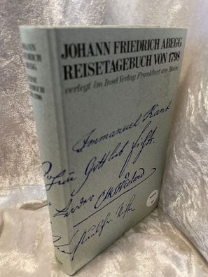 Reisetagebuch von 1798