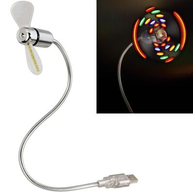 USB Ventilator mit bunten LEDs