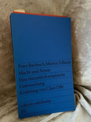 Macht und Armut. Eine theoretisch-empirische Untersuchung
